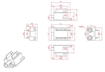 COB Şerit LED Kablo Bağlantı Aparatı 8mm/10mm/12mm