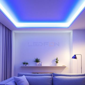 24V Mavi Şerit Led 14.4W Bakır PCB 3 Çip IP20