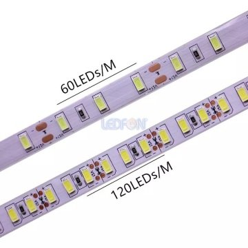 12V 5mm 3000K Şerit Led 9.6W 120 Led IP20