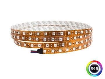 12V RGB Şerit Led 14.4W Bakır PCB 3 Çip IP20