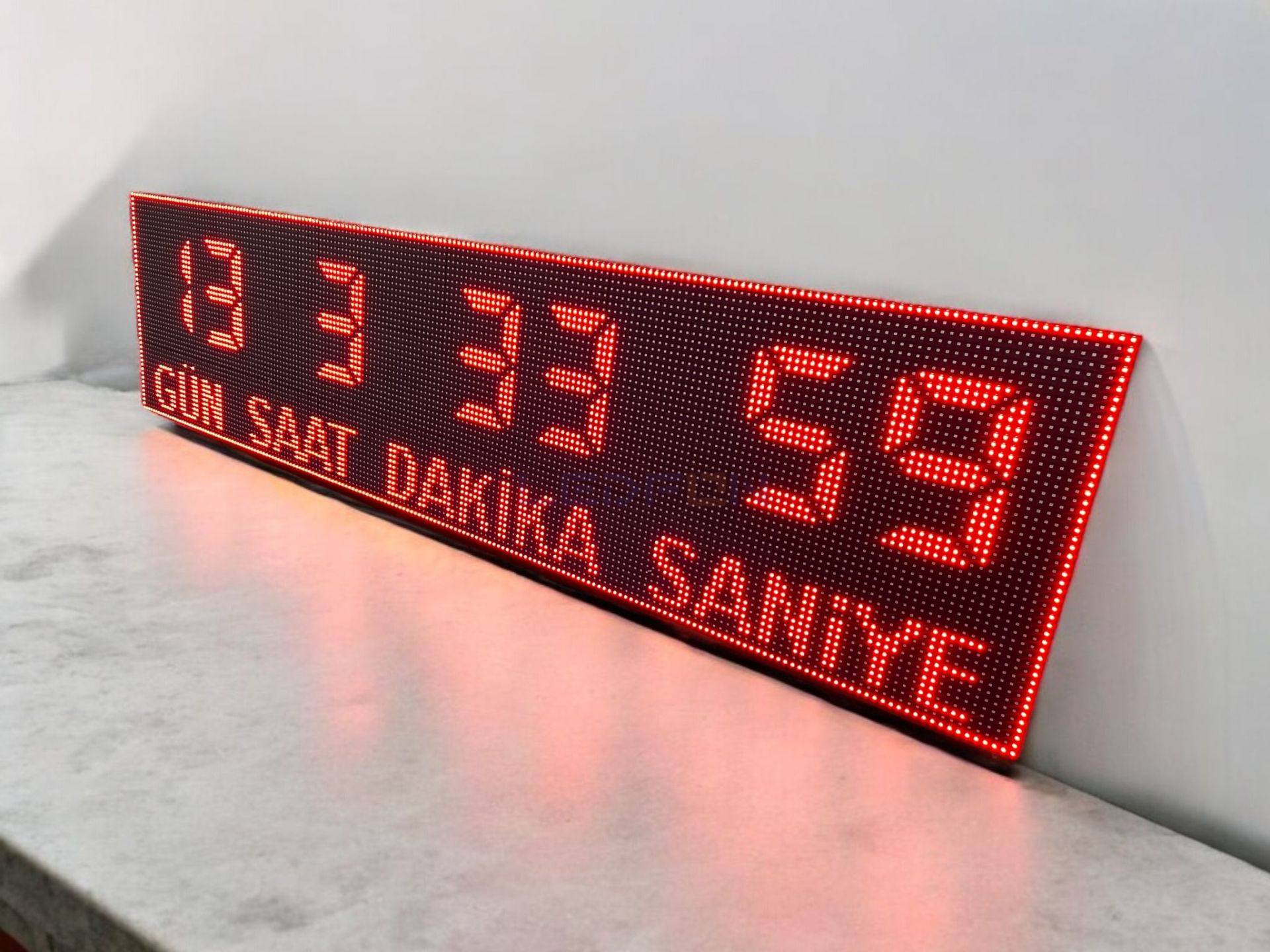 Led Geri Sayım Gün Sayacı