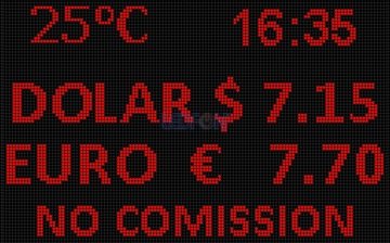 Led Döviz Fiyat Panosu