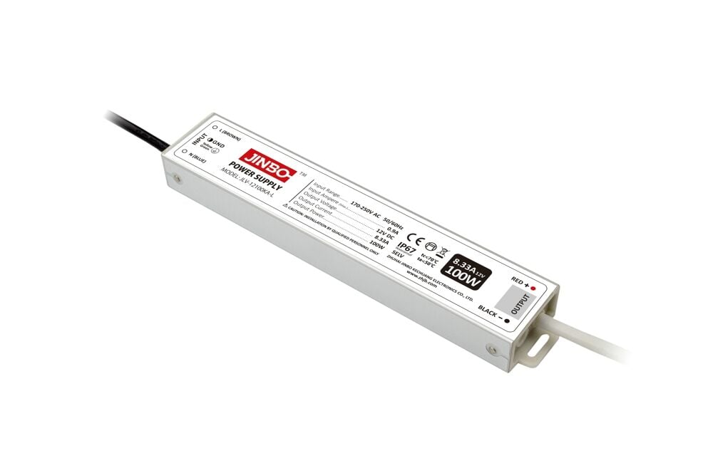 Jinbo 24V 4.17A 100W IP67 Dış Mekan Güç Kaynağı