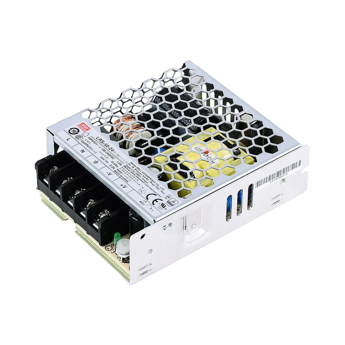 Mean Well LRS-50-24 | 24V 2.2A 50W LED Güç Kaynağı