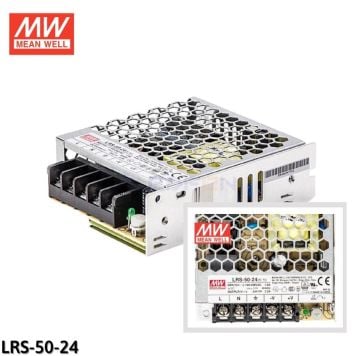 Mean Well LRS-50-24 | 24V 2.2A 50W LED Güç Kaynağı