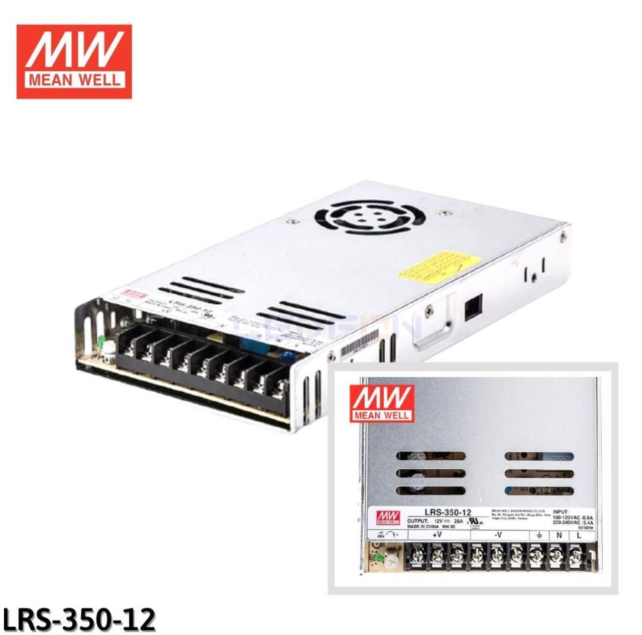 LRS-350-12 Mean Well 12V 29 Amper 350W Güç Kaynağı