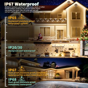 12V Su Geçirmez 2700K Şerit Led 14.4W 3 Çip IP68