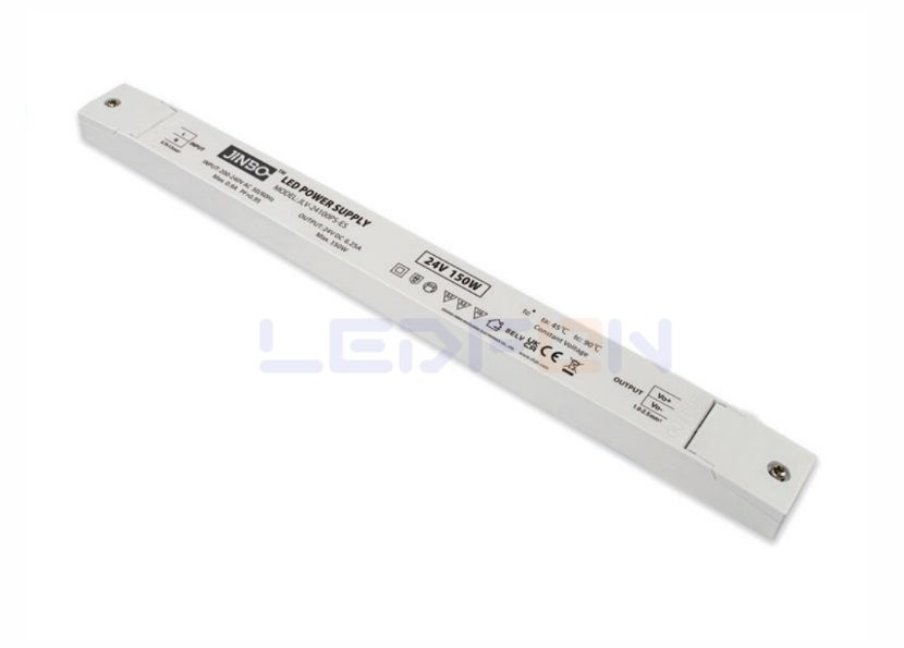 Jinbo 24V 6.25A 150W IP33 Slim Adaptör