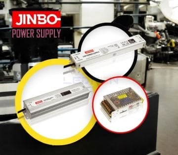 Jinbo 24V 6.25A 150W IP33 Slim Adaptör