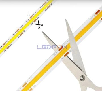 24V 10W 480 Led IP20 10000K Cob Şerit Led