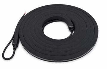 16x16mm 24V 3000K Siyah Gövde Neon Led 16W IP67