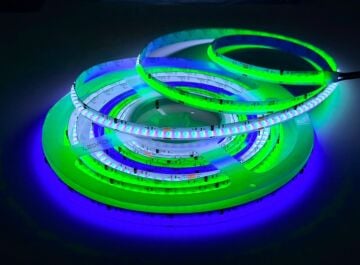 24V RGB Pixel COB Şerit LED 18W 576 Led/m IP20