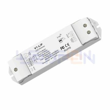 Duvar Tipi Bölge Kontrollü Tek Renk Led Dimmer Siyah  (12V-24V /15A)