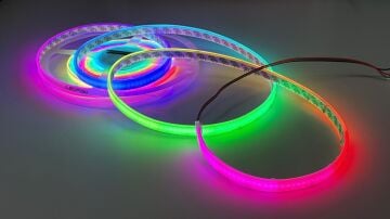 24V RGB Piksel COB Şerit LED 18W 576 Led/m IP65