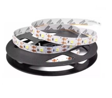 5V 8mm 60 Led Silikonsuz Beyaz Şerit Led