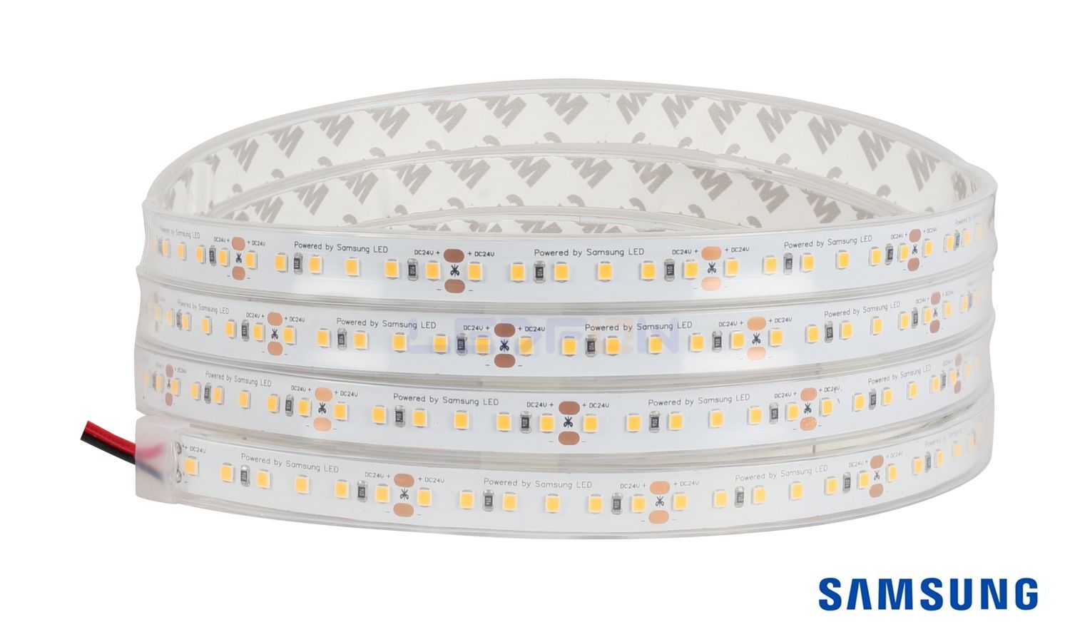 Samsung 24V Silikonlu 4000K Şerit Led 19.2W 120 Led IP65