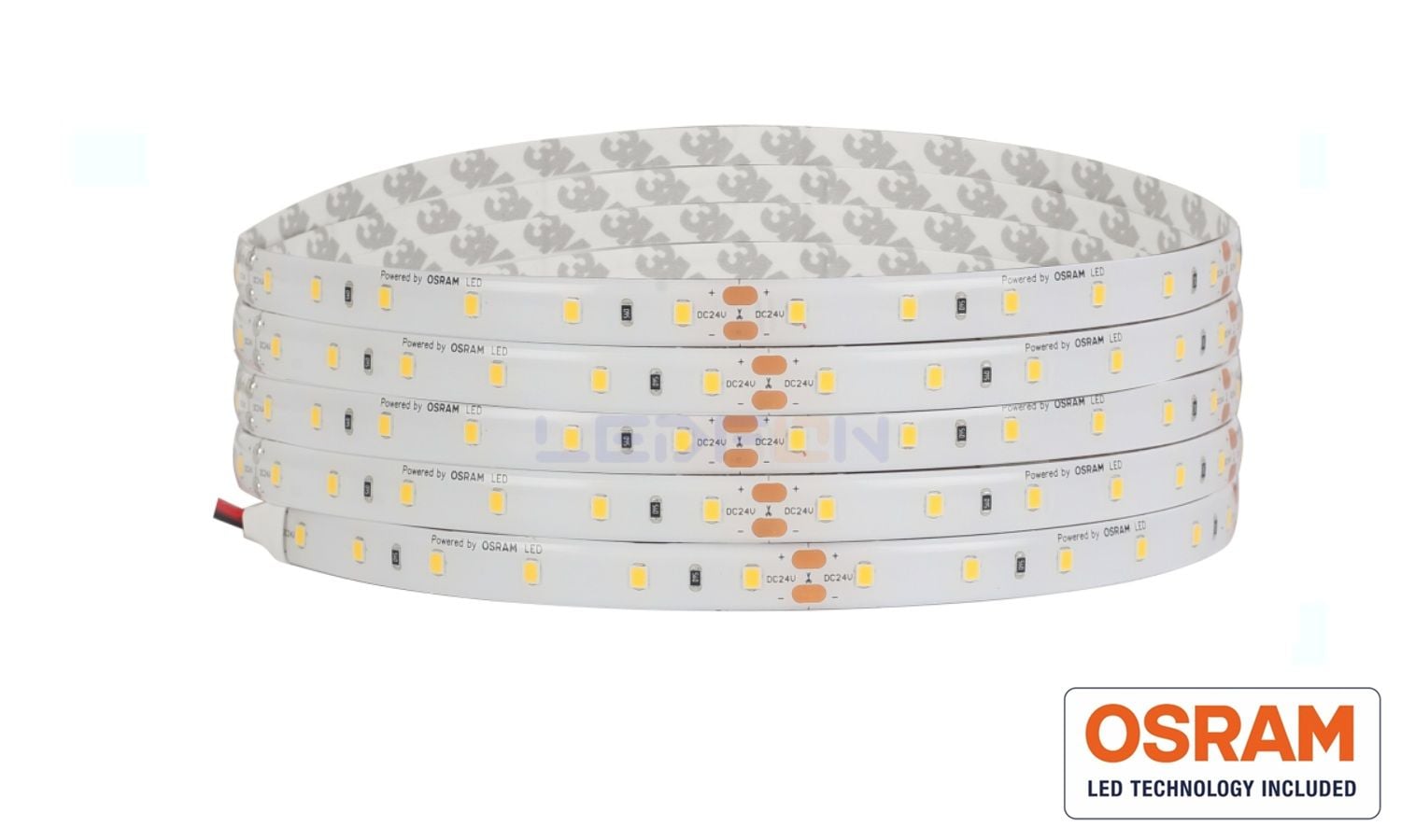 Osram Silikonlu 24V 3000K Şerit Led 14.4W 60 Led IP62