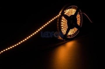 12V 5mm Sarı Şerit Led 9.6W 120 Led IP20