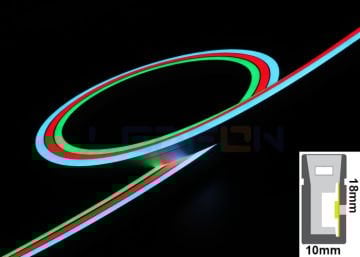 10x18mm 24V 14W IP67 RGB Neon Led