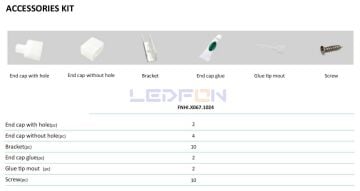 10x18mm 24V RGB Neon Led 14.4W IP67