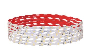 12V 6W 60 Led Zigzag Kırmızı Şerit Led