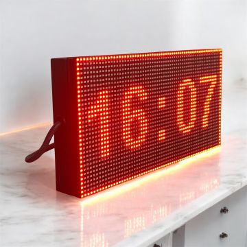 32x64 cm P10 Dijital Led Saat