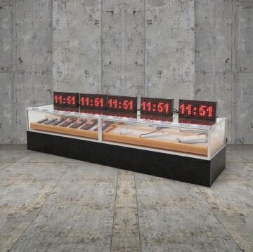 32x64 cm P10 Dijital Led Saat