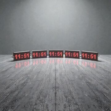 32x96 cm Dijital Led Saat