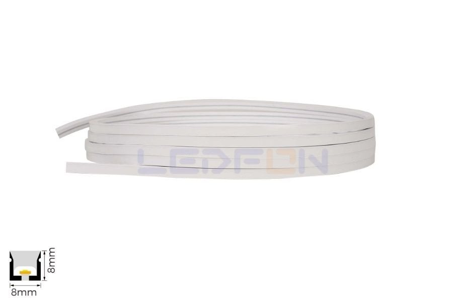 8x8mm 24V 2700K Neon Led 6W IP67