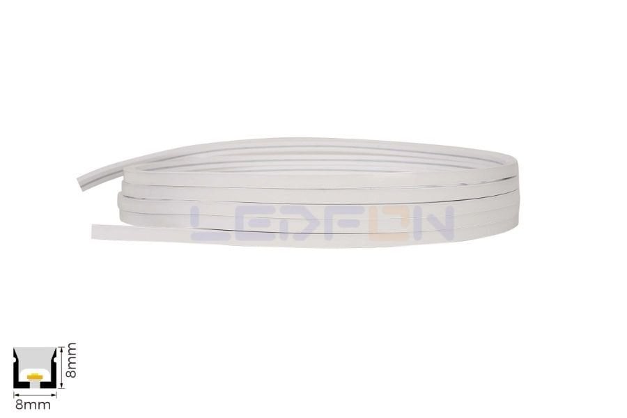 8x8mm 24V 3000K Neon Led 6W IP67