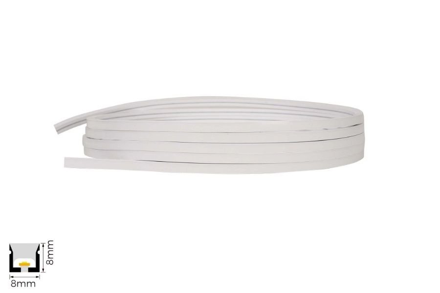 8x8mm 24V 4000K Neon Led 6W IP67