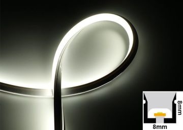 8x8mm 24V 6000K 6W IP67 Neon Led