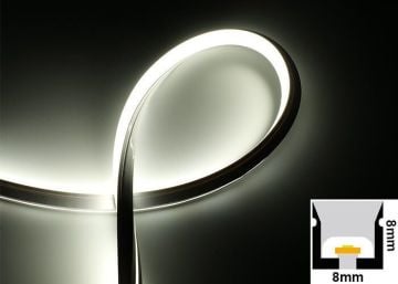 8x8mm 24V 6000K Neon Led 6W IP67