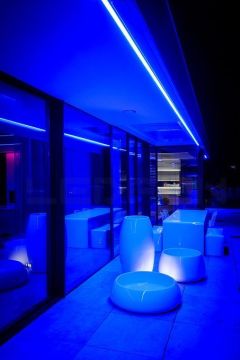 13x7mm 24V 18W IP67 Mavi Neon Led