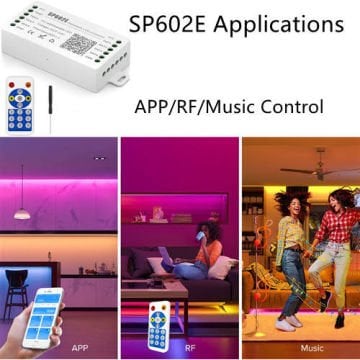 SP602E Kumandalı/Bluetooth Pixel Magic RGB Led Kontrol Cihazı
