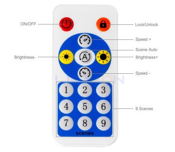SP602E Kumandalı/Bluetooth Pixel Magic RGB Led Kontrol Cihazı
