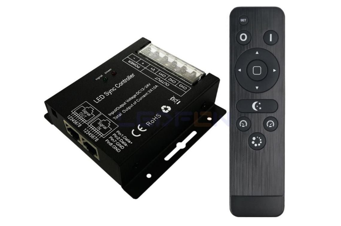 RF Kumandalı RGB Led Kontrol Cihazı (12V-24V / 30A)