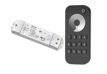 Bölge Kontrollü RF Kumandalı Tek Renk LED Dimmer Kontrol Cihazı (12V–24V / 15A)