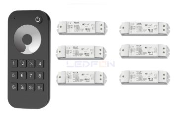 RF Kumandalı Led Dimmer Kontrol Cihazı +6 Adet Dim Alıcı