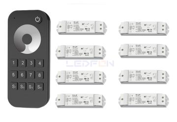 RF Kumandalı Led Dimmer Kontrol Cihazı +8 Adet Dim Alıcı