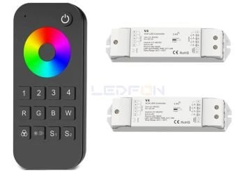 RF Kumandalı RGB RGBW Led Kontrol Ünitesi +2 Adet Alıcı
