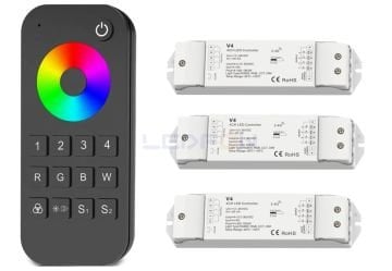 RF Kumandalı RGB RGBW Led Kontrol Ünitesi +3 Adet Alıcı
