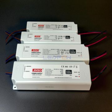 Jinbo 12V 8.3A 100W IP67 Dış Mekan Plastik Kasa Adaptör