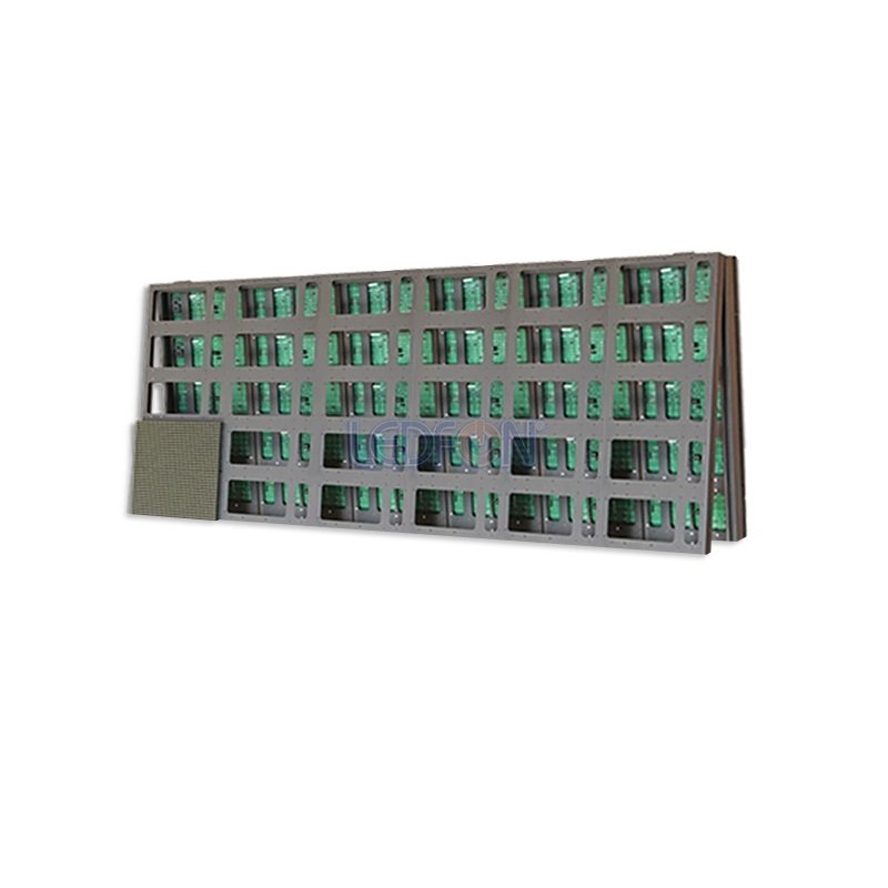 80x192 cm Çift Taraflı P10 CNC Kasa