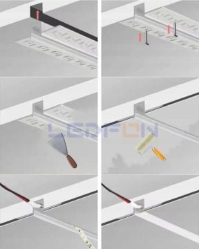 15mm Trimless Sıva Altı Esnek Alüminyum Led Profil