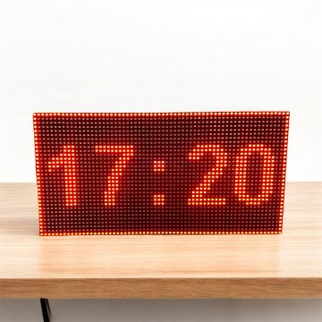 48x128cm P10 Dijital Led Saat