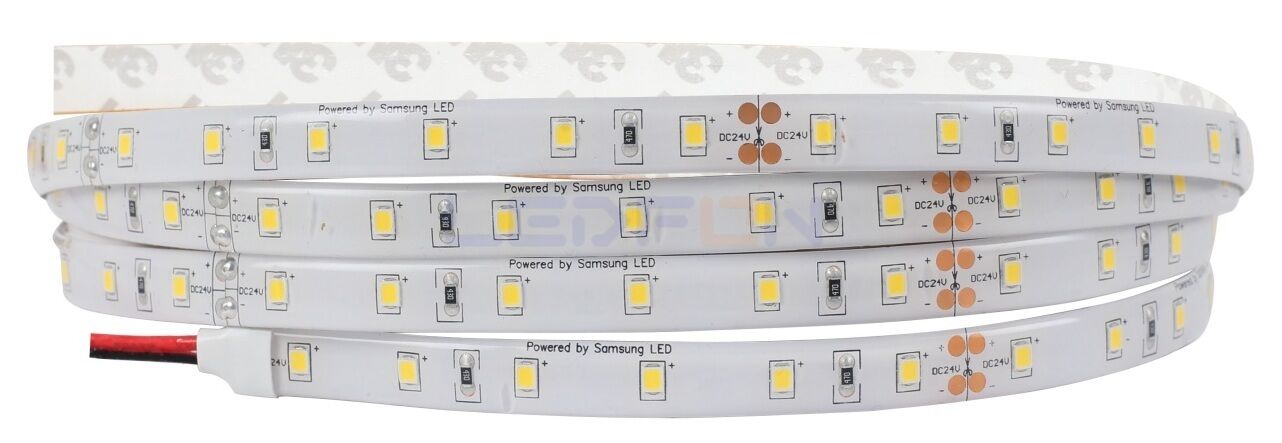 Samsung 24V Silikonlu 4000K Şerit Led 14.4W 60 Led/m IP62