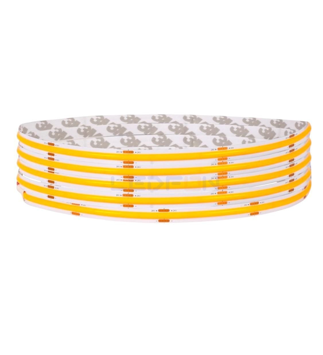 24V 4000K COB Şerit Led 10W 480 Led/m IP20