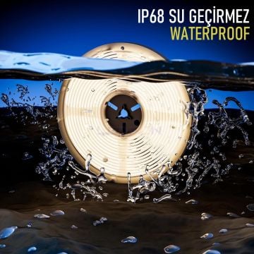 12V Su Geçirmez Yeşil Şerit Led 4.8W IP68