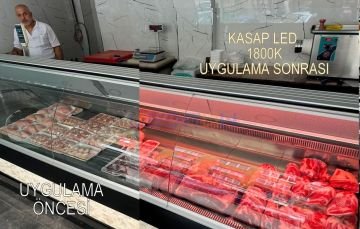 24V 1800K Kasap Et Reyonu Şerit Led 14.4W 192Led IP20 10 Metre